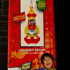 Ryan's World Children's Vacuum Toy with Real Suction Power - **BRAND NEW**